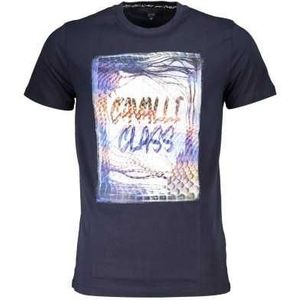 CAVALLI CLASS T-SHIRT SHORT SLEEVE MAN BLUE Color Blue Size 2XL