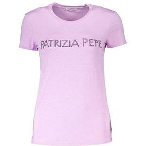 PATRIZIA PEPE T-SHIRT MANICHE CORTE DONNA VIOLA Color Viola Size XS
