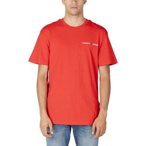Tommy Hilfiger Jeans T-Shirt Man Color Red Size M