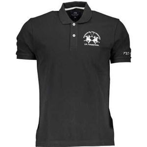 LA MARTINA POLO SHORT SLEEVE MAN BLACK Color Black Size L