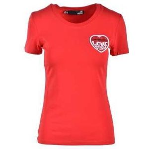Love Moschino T-Shirt Woman Color Red Size 46