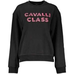 CAVALLI CLASS BLACK SWEATSHIRT WITHOUT ZIP Color Black Size XS