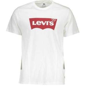 LEVI'S WHITE MEN'S SHORT SLEEVE T-SHIRT Color White Size S