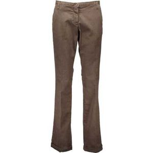 FRED PERRY WOMEN'S BROWN TROUSERS Color Brown Size 44