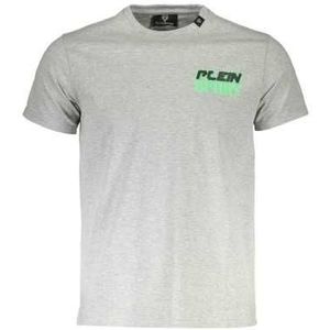 PLEIN SPORT MEN'S SHORT SLEEVE T-SHIRT GRAY Color Gray Size 2XL