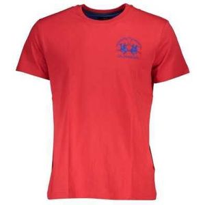 LA MARTINA MEN'S SHORT SLEEVE T-SHIRT RED Color Red Size XL