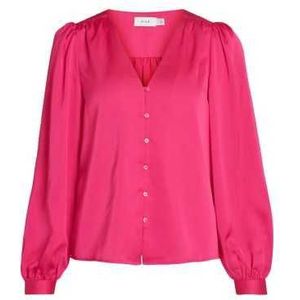 Vila Clothes Shirt Woman Color Fuxia Size 34