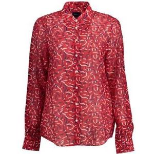 GANT WOMEN'S LONG SLEEVE SHIRT RED Color Red Size 38