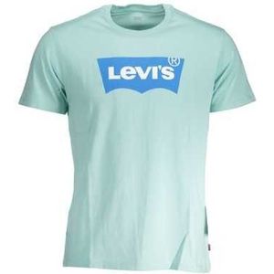 LEVI'S LIGHT BLUE MAN SHORT SLEEVE T-SHIRT Color Azzurro Size XL