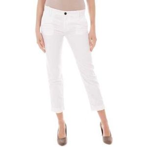 FRED PERRY WOMEN'S WHITE TROUSERS Color White Size 26