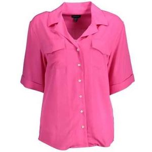 GANT WOMEN'S SHORT SLEEVE SHIRT PINK Color Pink Size 34