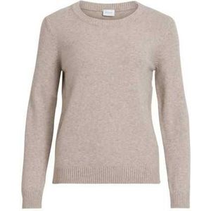 Vila Clothes Sweater Woman Color Beige Size XXL