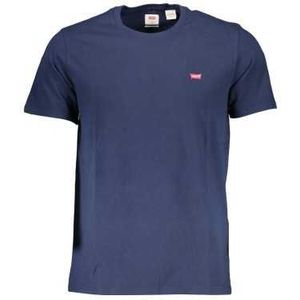 LEVI'S MEN'S BLUE SHORT SLEEVE T-SHIRT Color Blue Size S