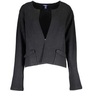 GANT WOMEN'S BLACK CARDIGAN Color Black Size 2XL