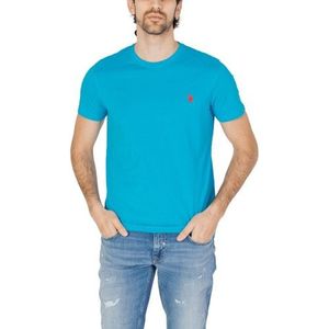 U.s. Polo Assn. T-Shirt Man Color Azzurro Size 3XL