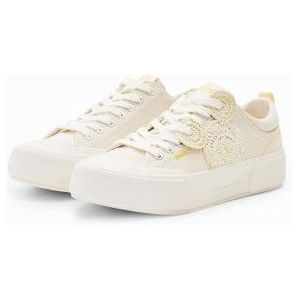 Desigual Sneakers Woman Color White Size 40