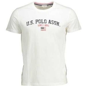 US POLO SHORT SLEEVE T-SHIRT MAN WHITE Color White Size XL