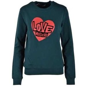 Love Moschino Sweatshirt Woman Color Green Size 40