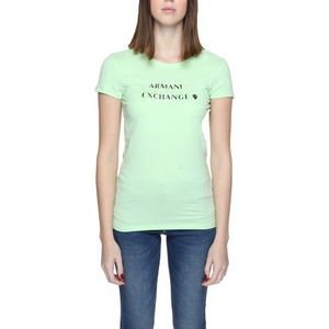 Armani Exchange T-Shirt Woman Color Green Size XS