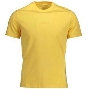 GUESS JEANS MAN SHORT SLEEVE T-SHIRT YELLOW Color Yellow Size 2XL