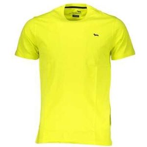 HARMONT & BLAINE YELLOW MEN'S SHORT SLEEVED T-SHIRT Color Yellow Size S