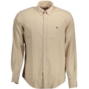 HARMONT & BLAINE MEN'S BEIGE LONG SLEEVE SHIRT Color Beige Size XL