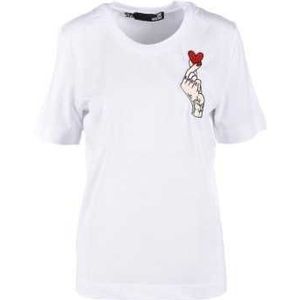 Love Moschino T-Shirt Woman Color White Size 46