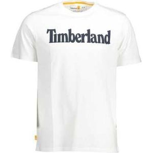 TIMBERLAND WHITE MEN'S SHORT SLEEVE T-SHIRT Color White Size XL