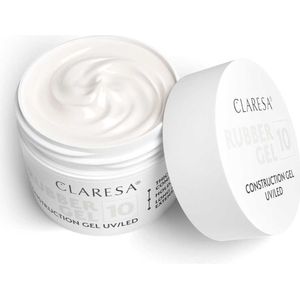 Claresa rubber gel 10 milky white 45gr.