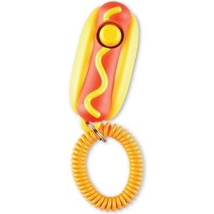 Brightkins Smarty pooch training clicker hotdog
