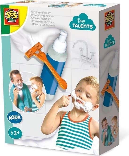 SES - Tiny Talents - Badspeelgoed - Scheren met Foam - Huisvriendelijk en Hypoallergeen