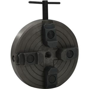 vidaXL Houtklauwplaat 4 bekken M18 verbinding 150x63 mm staal zwart