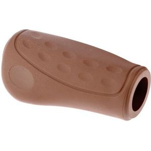 Westphal Handvat #436 ellipsis softgrip 92mm/ø23mm - bruin (1 stuk)