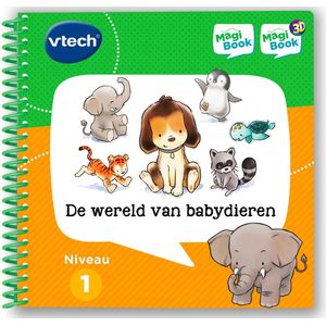 VTech MagiBook Activiteitenboek - De Wereld van Babydieren - Educatief Speelgoed - Niveau 1 - 2 tot 5 Jaar