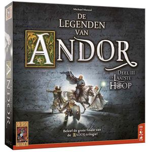 999 Games - De Legenden van Andor: De laatste Hoop Bordspel - Coöperatief spel