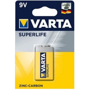 Varta 9V Superlife Batterij - 1 stuk