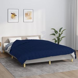 vidaXL-Verzwaringsdeken-220x240-cm-15-kg-stof-blauw