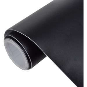VidaXL 2 st autofolie 100x150 cm matzwart