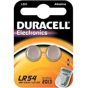 Batterij Duracell V10GA/LR1130 /LR54 alkaline 1.5V (per 2)