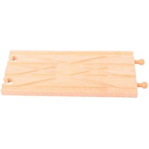Bigjigs Houten Treinrails - Diamant Kruising