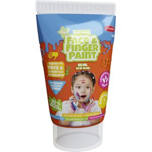 Boti natural face & fingerpaint tube - oranje, 65ml