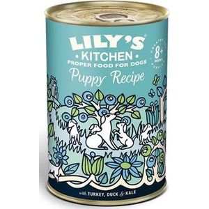 Lily's kitchen Dog puppy recipe turkey / duck / kale