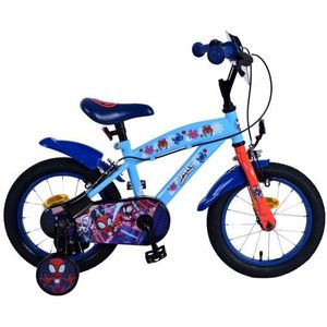 Spidey and his amazing friends Spidey Kinderfiets Jongens 14 inch Blauw Twee