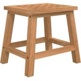 Vidaxl opstapkrukje 29x22,5x25,5 cm massief walnotenhout