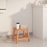 Vidaxl opstapkrukje 29x22,5x25,5 cm massief walnotenhout