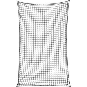 VidaXL Aanhangwagennet elastisch touw 4x2,5 m polypropeen zwart