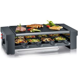 Severin rg2687 pizza/raclette grill 1150w zwart