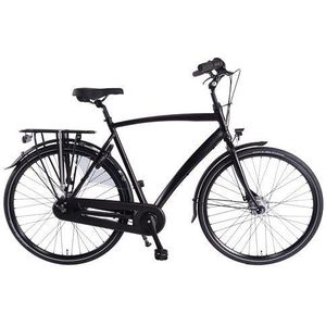 Aldo 28 inch c7 fiets alu hr60 mat zwart 7v rollerbrake