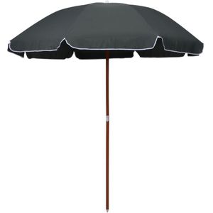 VidaXL Parasol Stalen Paal 240 cm Antraciet