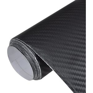 Vidaxl autofolie 3d 100x150 cm zwart